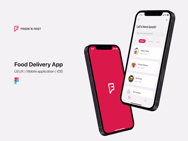 Cover image for Freakn Fast - Food delivery application