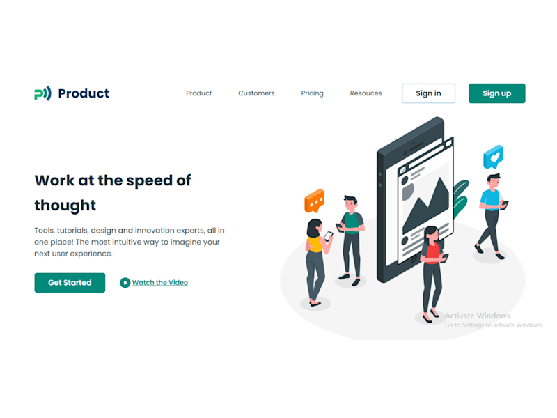 Cover image for  Custom Landing Page Design with Next.js, TailwindCSS, and JavaS