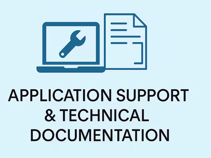 Cover image for Application Support & Technical Documentation