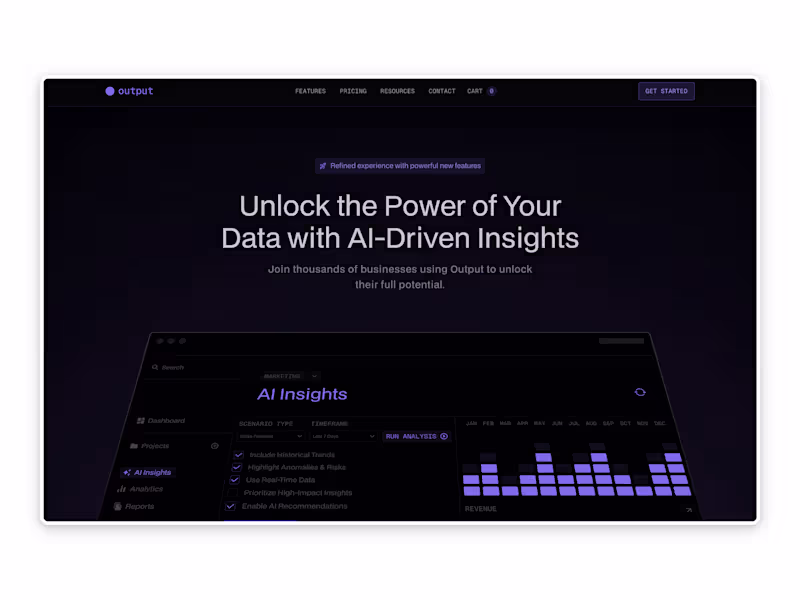 Cover image for Output - Technology Website