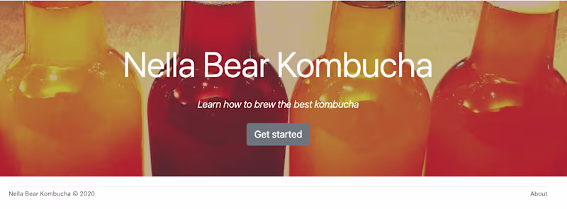 Cover image for Nella Bear Kombucha