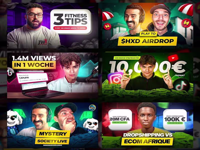 Cover image for Eye-Catching Thumbnail Designs to Boost Clicks and Engagement