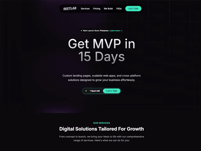 Cover image for ReetLab Homepage