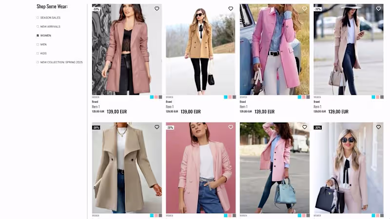 Cover image for E-COMMERCE PLATFORM: International fashion boutique