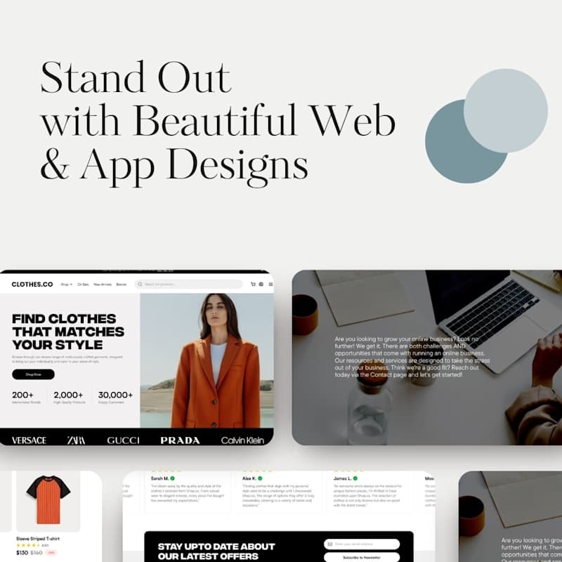 Cover image for Clothing Store Web & APP Design