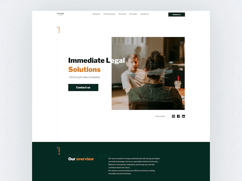 Cover image for Website for boutique law firm