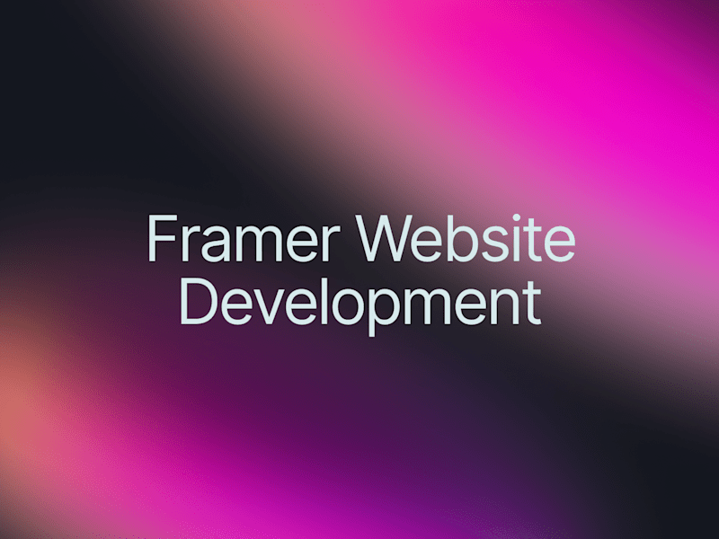 Cover image for Framer Website