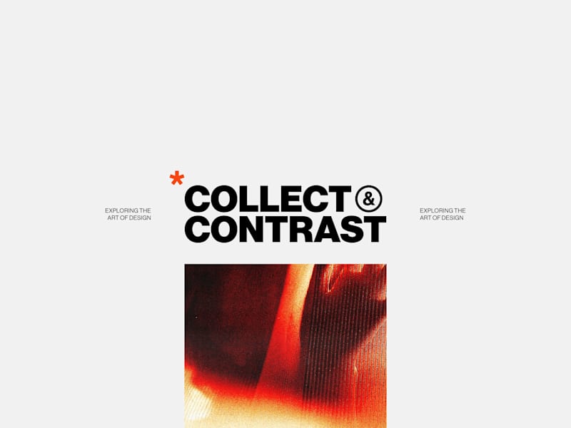Cover image for Collect & Contrast Visual Identity