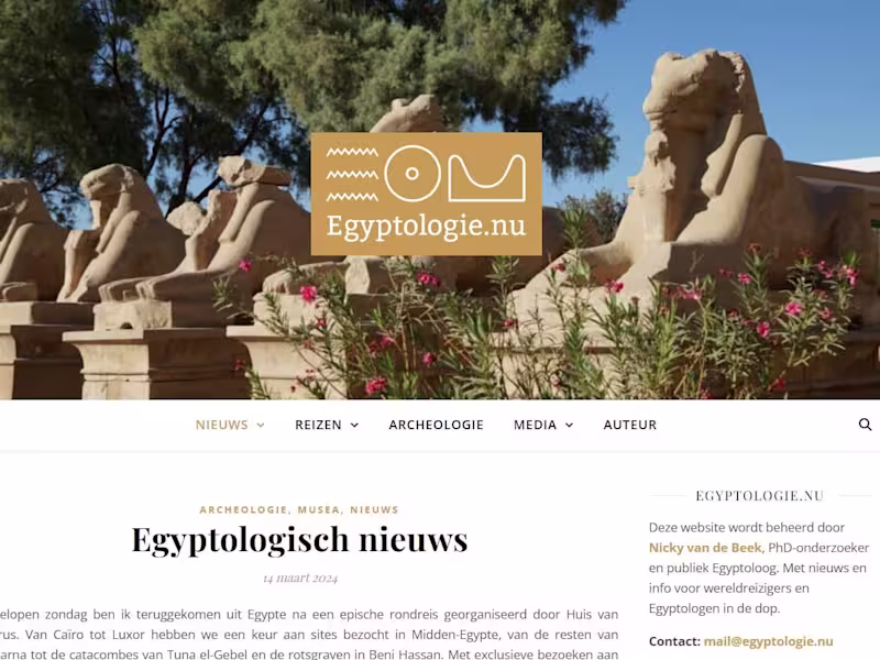 Cover image for Egyptologie.nu