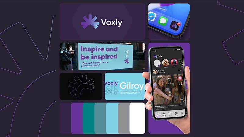 Cover image for Volxy- brand identity dev for content creators