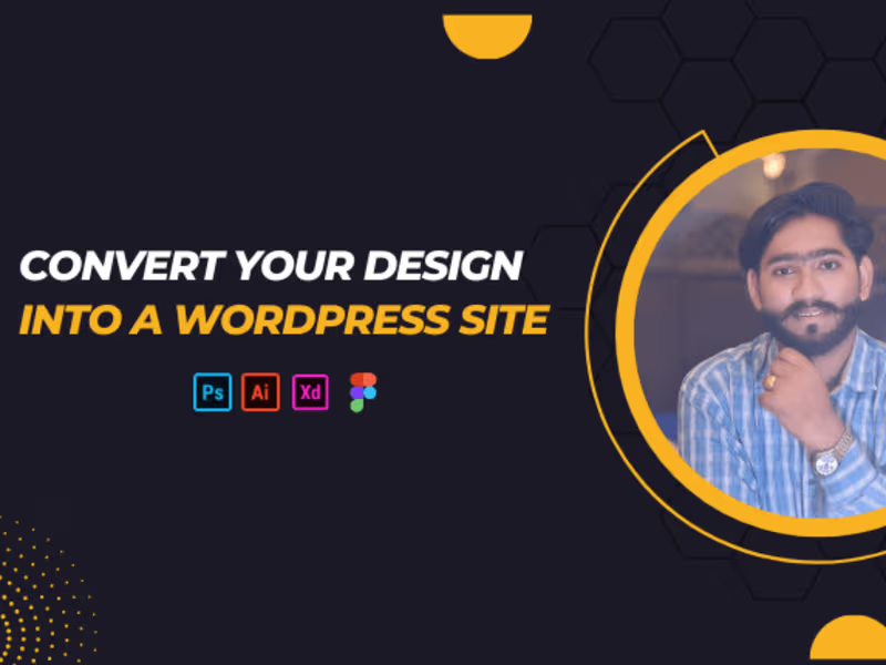 Cover image for Create a responsive and SEO optimized WordPress website