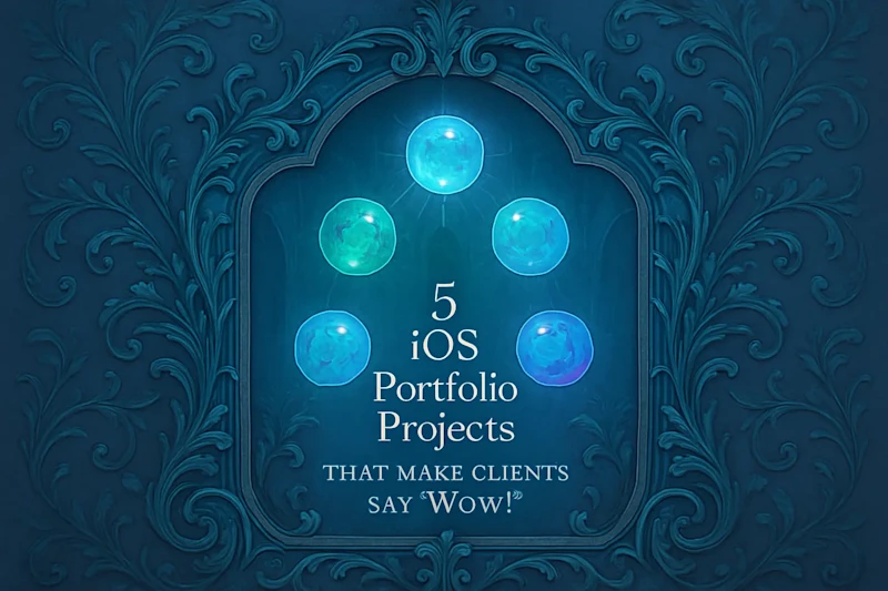 Cover image for 5 iOS Portfolio Projects That Make Clients Say “Wow!”