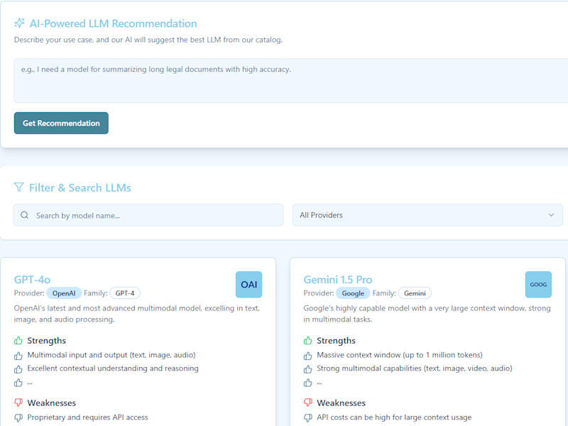 Cover image for LLM Showcase by Chatmagic AI