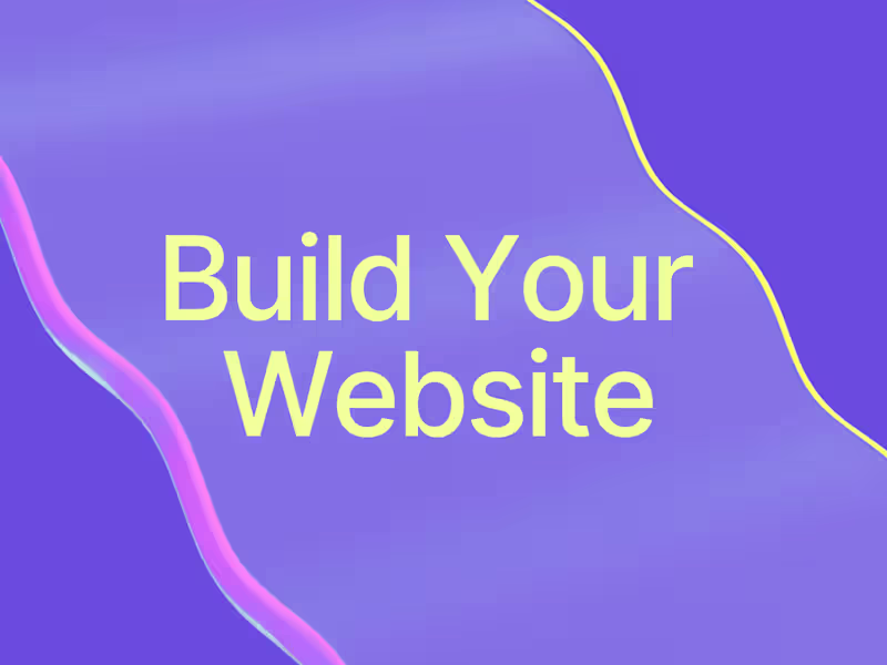 Cover image for Build Your Personal or Business Website