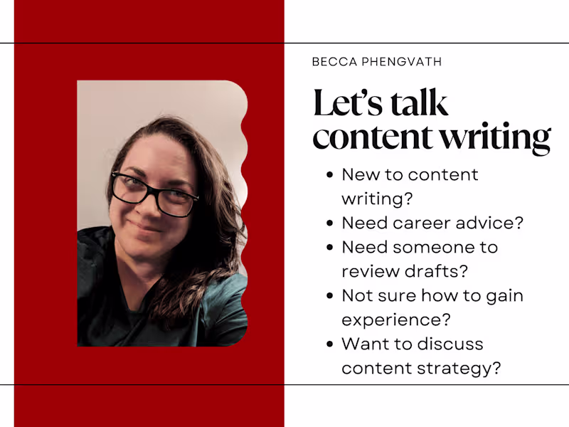 Cover image for Content Writing Consultations