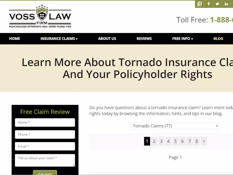 Cover image for Learn More About Tornado Insurance Claims and Your Policyholder…