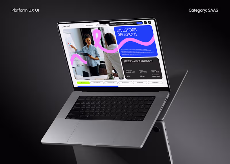 Cover image for CONNECT - HR Platform UX/UI - SAAS :: Behance