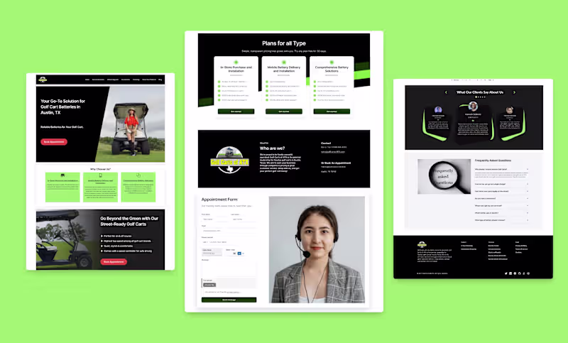Cover image for Design or redesign responsive Webflow Landing Page