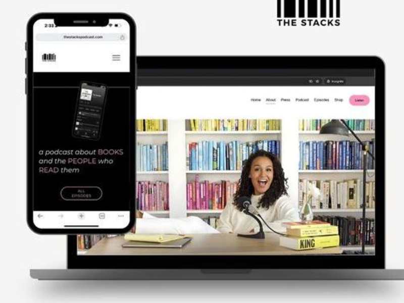 Cover image for Website Design and Partnerships for a Highly-Rated Book Podcast 