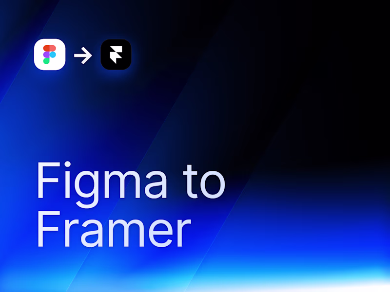 Cover image for Figma to Framer