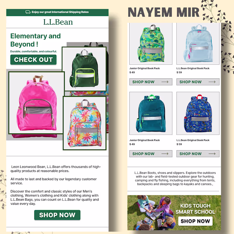 Cover image for I'll do Email Template Design  Klaviyo and Mailchimp.