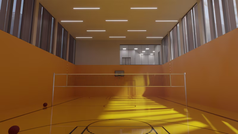 Cover image for Rendering of a school's sports field project