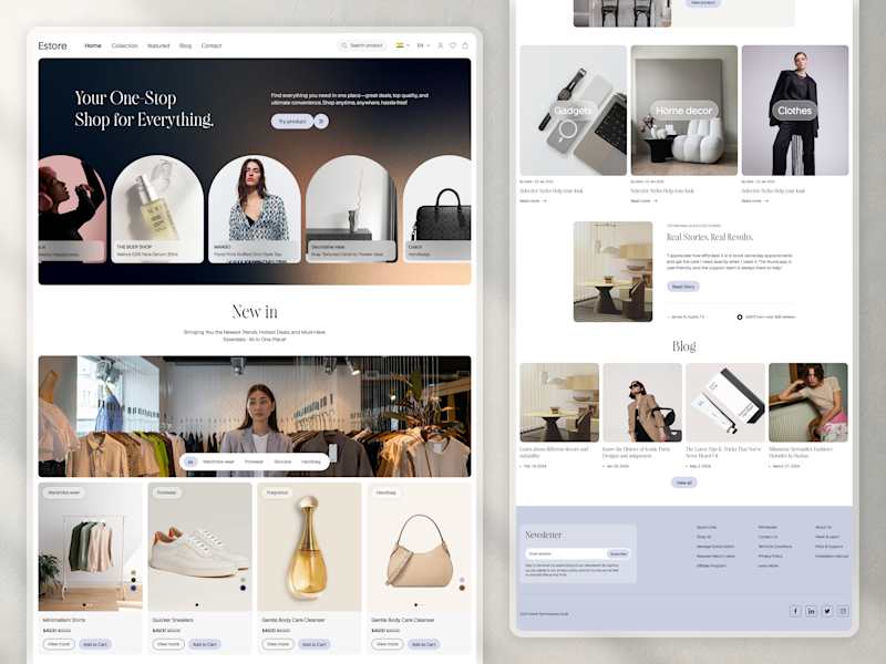 Cover image for Ecommerce website design