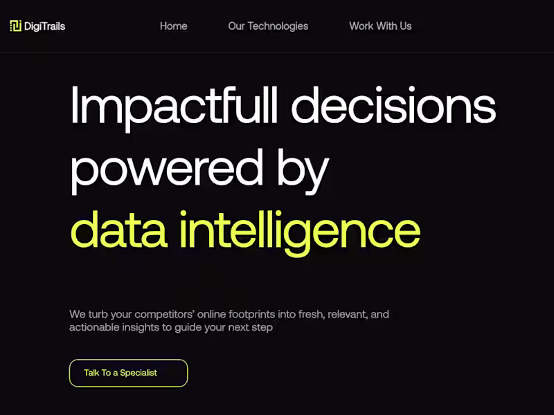Cover image for Digitrails Web Redesign Consultation