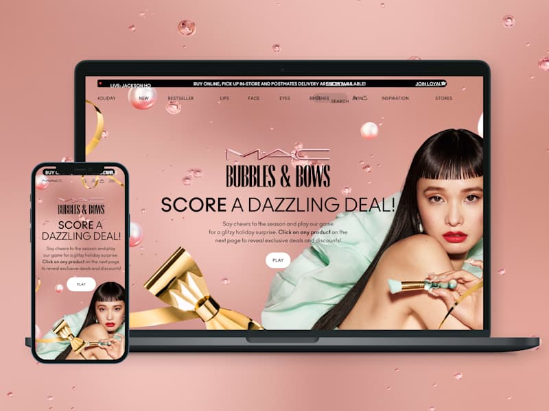 Cover image for MAC Cosmetics Holiday 2022 Gamification