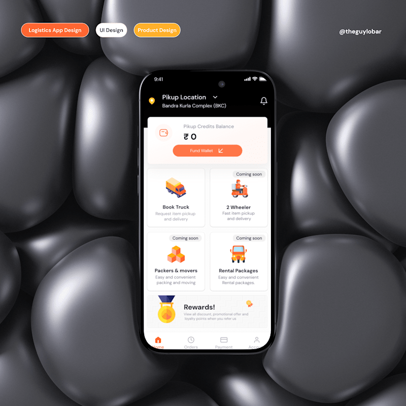 Cover image for Logistics and Truck Hiring Mobile Application