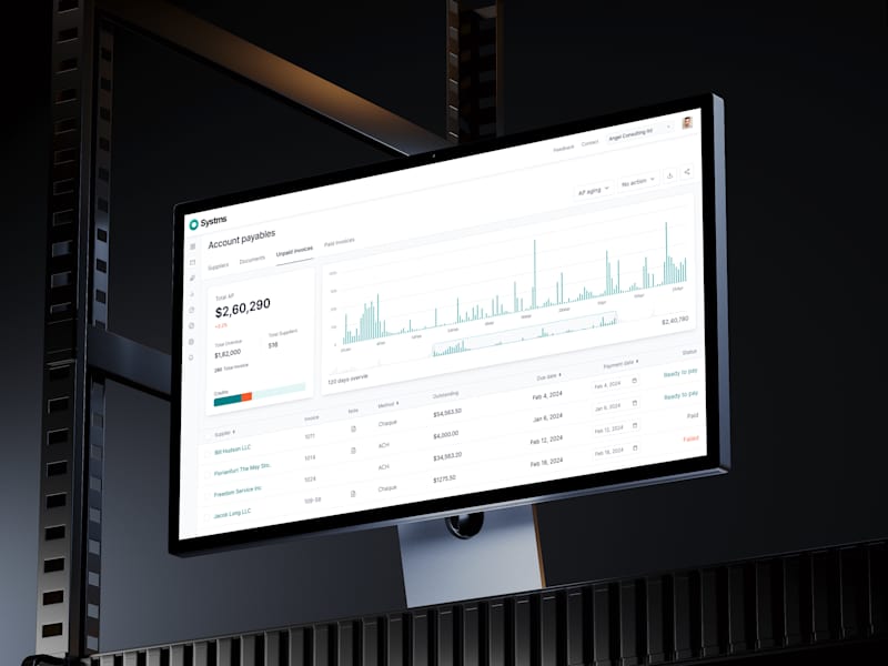 Cover image for Systms – Dashboard & Experience Design for a Finance Platform
