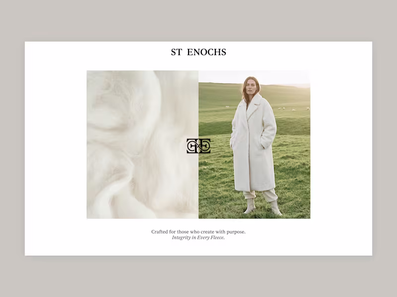 Cover image for St. Enochs is a Merino wool farm in Australia known for prem...