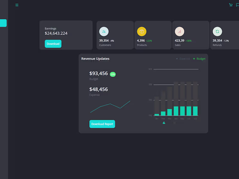Cover image for React/Next Dashboard
