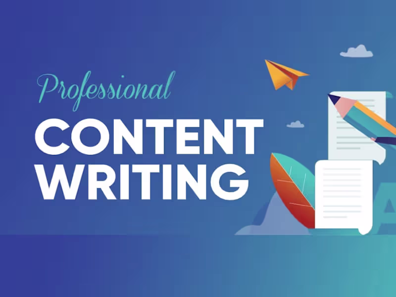 Cover image for content writing