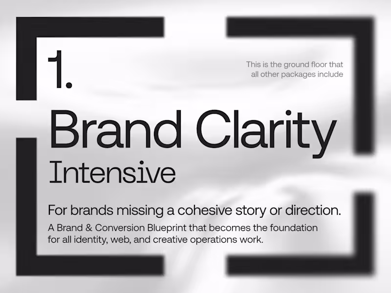 Cover image for Brand Clarity Intensive