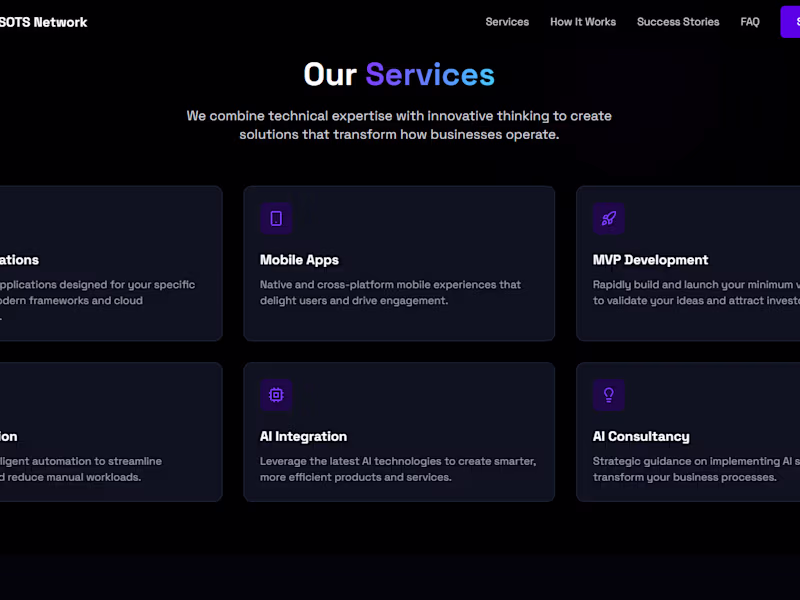 Cover image for SOTS Network | AI-Powered Workflow Automation