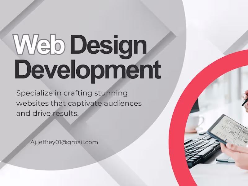 Cover image for Transform Your Vision into a Stunning Website: Web Design