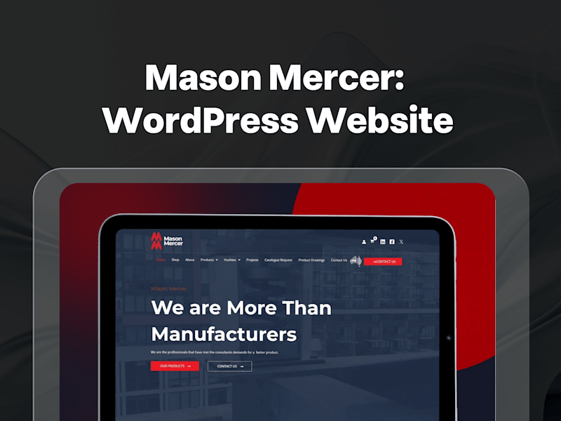 Cover image for Mason Mercer: WordPress Website Design & Development