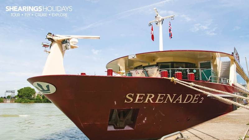Cover image for Shearings Holidays scriptwriting & voiceover for MS Serenade 2