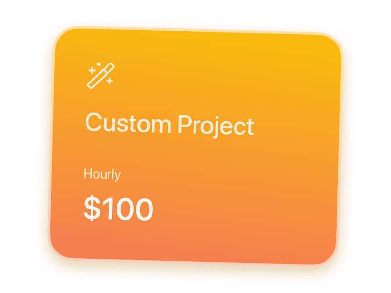 Cover image for Custom website or branding project