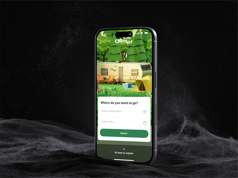 Cover image for Product Design | RV & Caravan rental app
