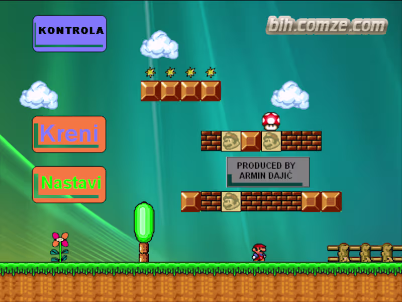 Cover image for Super Mario 2D Game