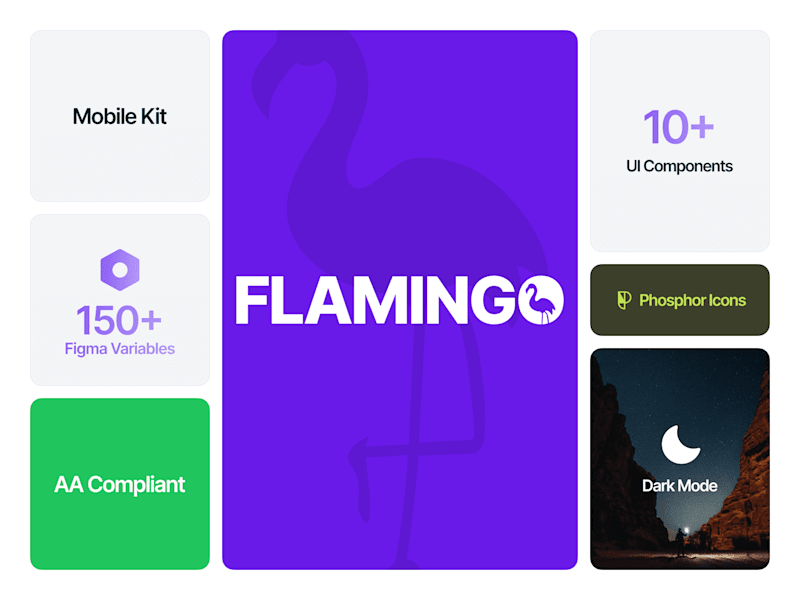 Cover image for Flamingo – Mobile Design Kit