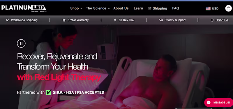 Cover image for CMO for Booming Red Light Therapy Company