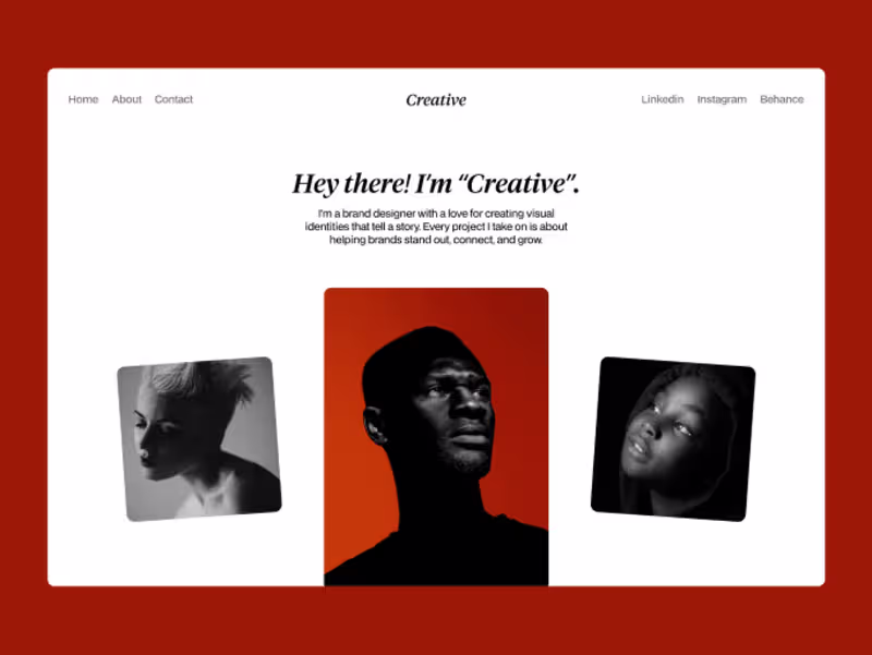 Cover image for Creative | Portfolio Template for Designers.