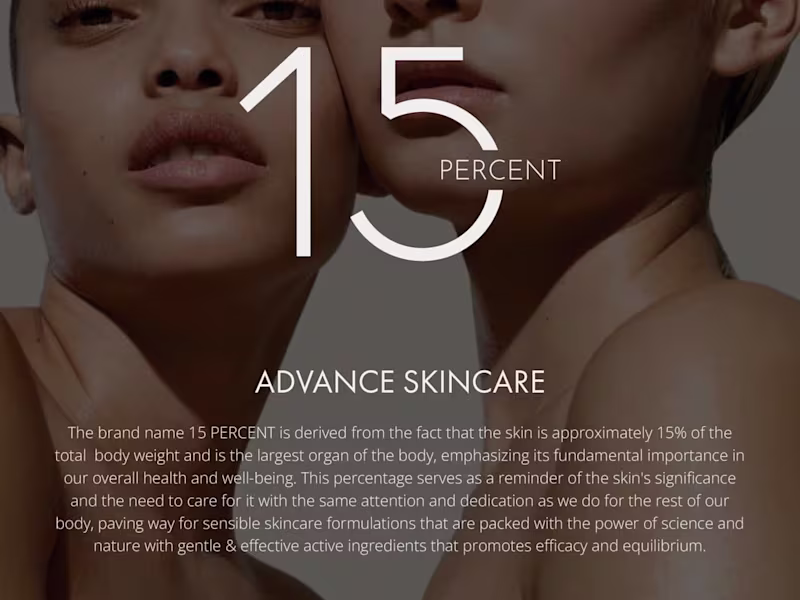 Cover image for 15 PERCENT SKIN BRAND STRATEGY 