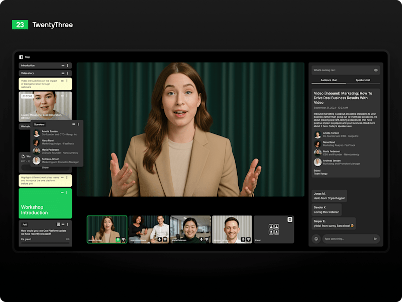 Cover image for TwentyThree Webinars 