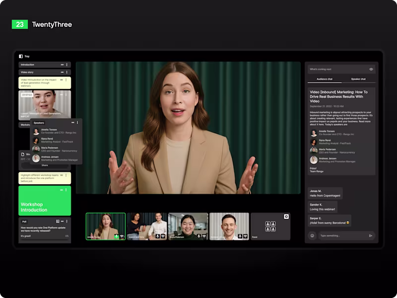 Cover image for TwentyThree Webinars 