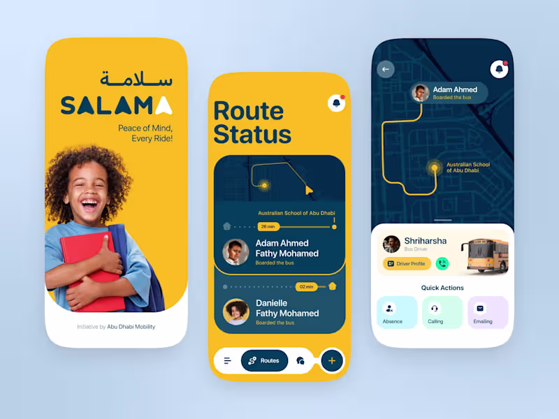 Cover image for Salama Parent App / Abu Dhabi, UAE