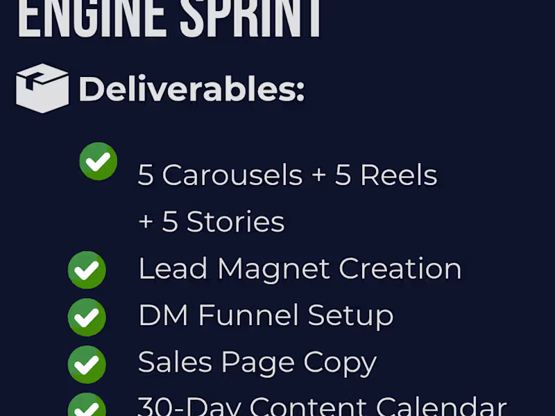 Cover image for Instagram Growth Engine: Viral Content + Funnel + Sales Copy 🚀